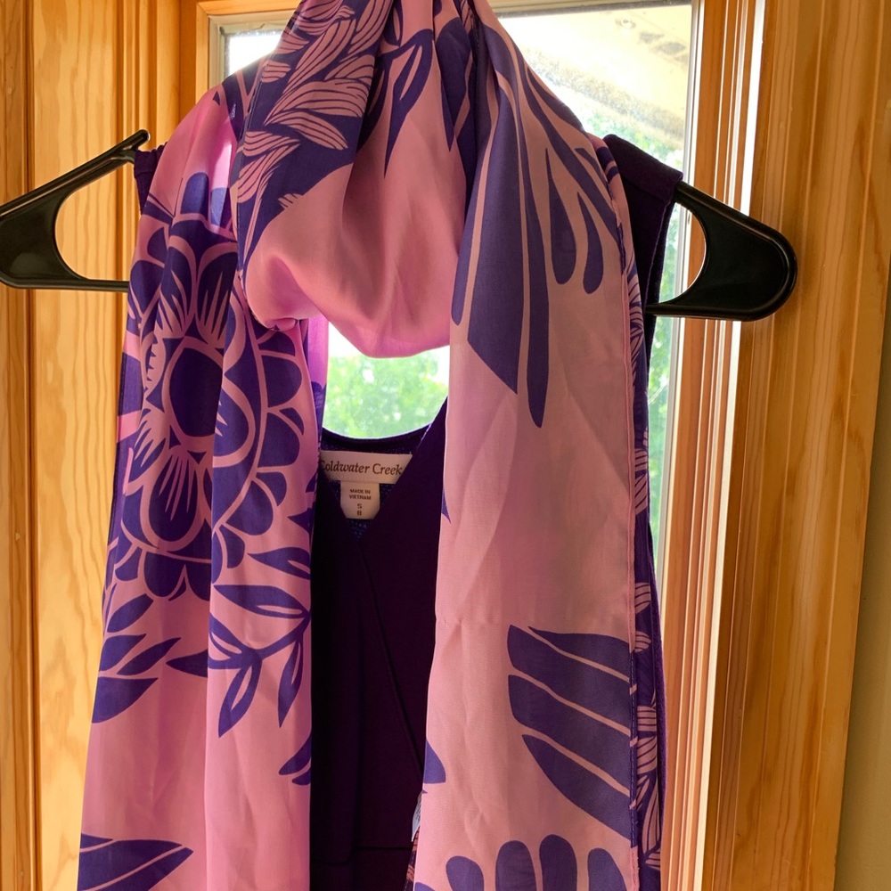 Purple maxi dress size small